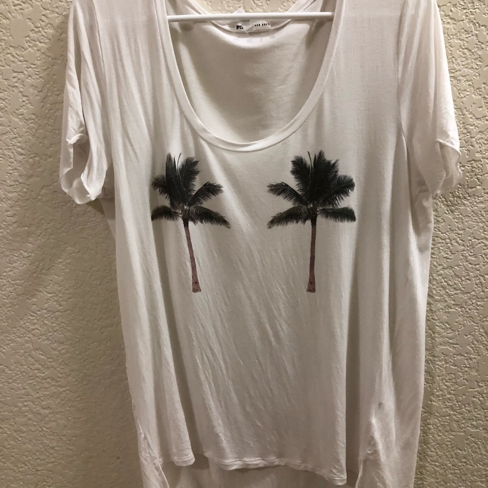 PINK Victoria’s Secret palm tree shirt